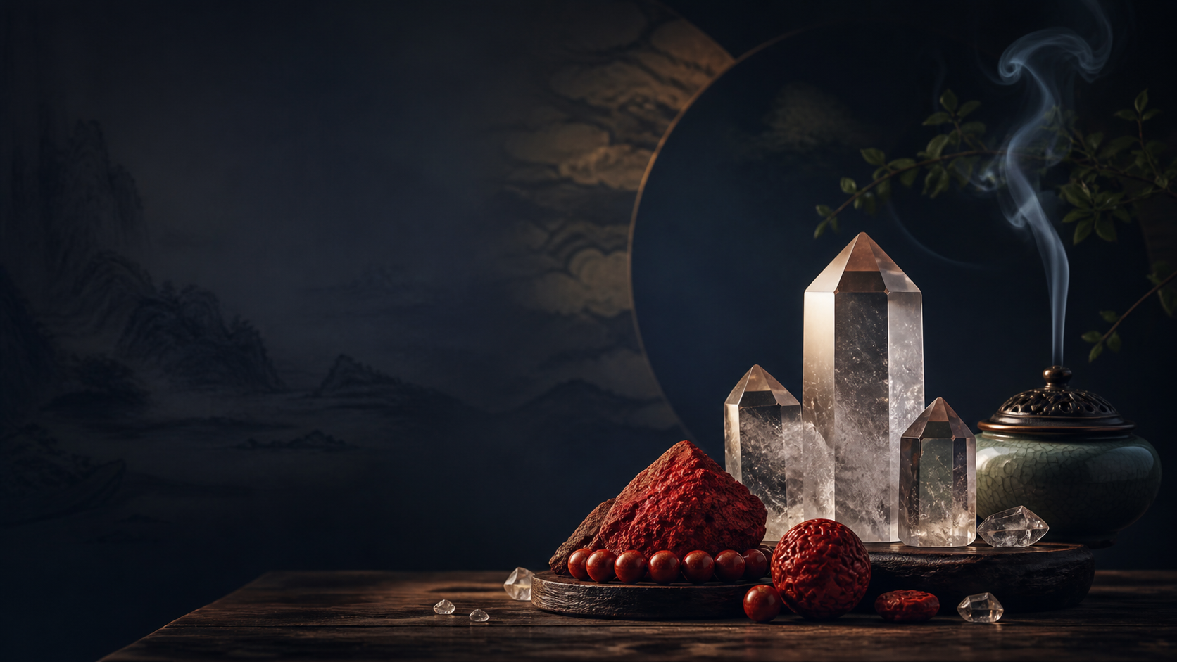 Discover Oriental Healing: The Spiritual Benefits of Crystal and Cinnabar