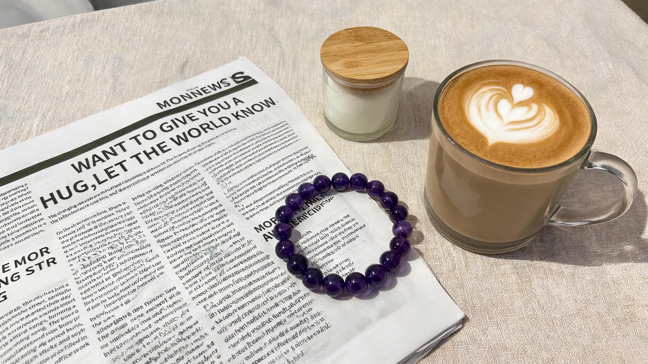 Purple Mist Galaxy | Natural Deep Amethyst Bead Bracelet: Calms the Mind, Promotes Sleep, Enhances Wisdom, and Brings Good Fortune