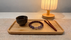 Cinnabar for Prosperity and Good Fortune | Amethyst Beads for Calming the Mind, Attracting Benefactors, and Bringing Peace and Good Fortune