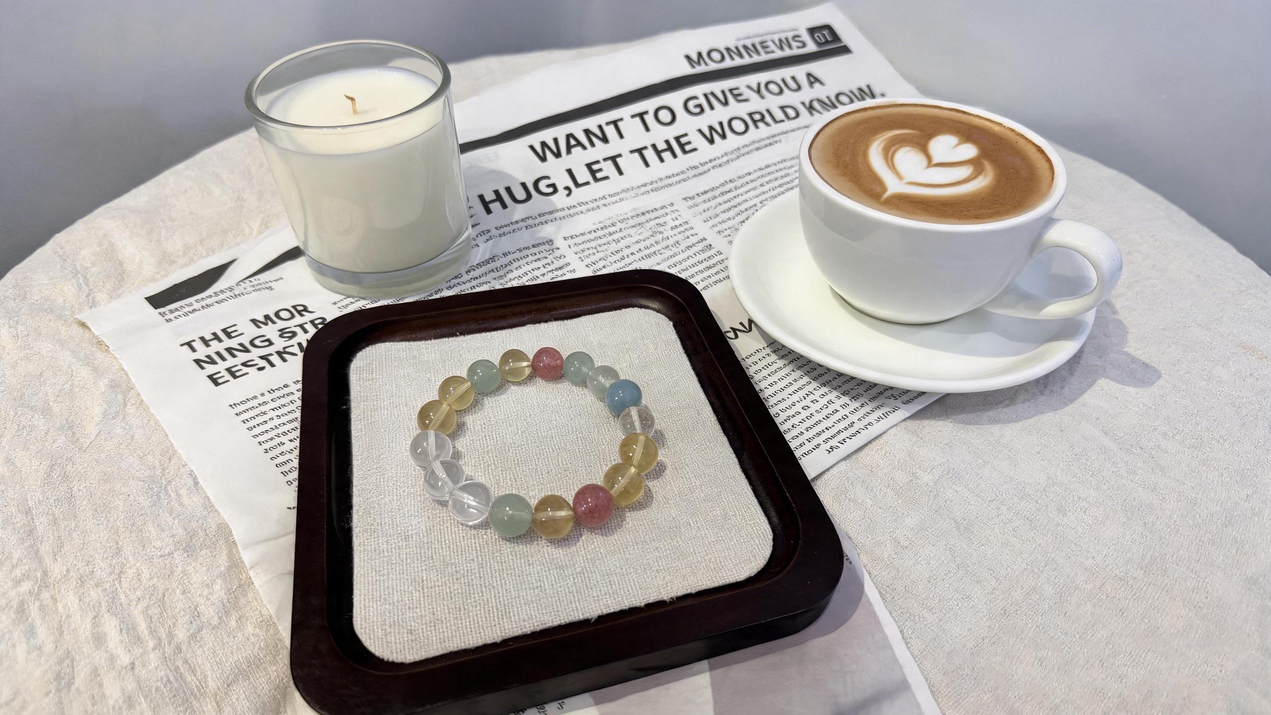 Five Blessings, Prosperity, and Abundance Crystal | Wealth, Good Relationships, Calmness, and Peace Mixed Crystal Bracelet