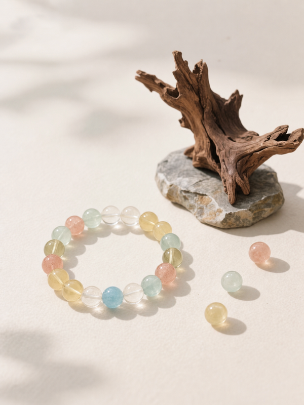 Five Blessings Mixed Crystal Bracelet