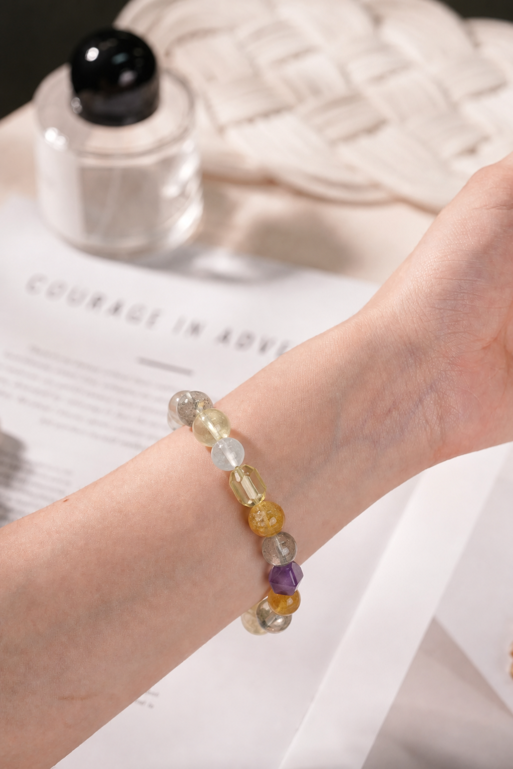 Golden Mist Multi-Gem Bracelet