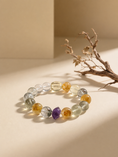 Golden Mist Multi-Gem Bracelet — detail view 3