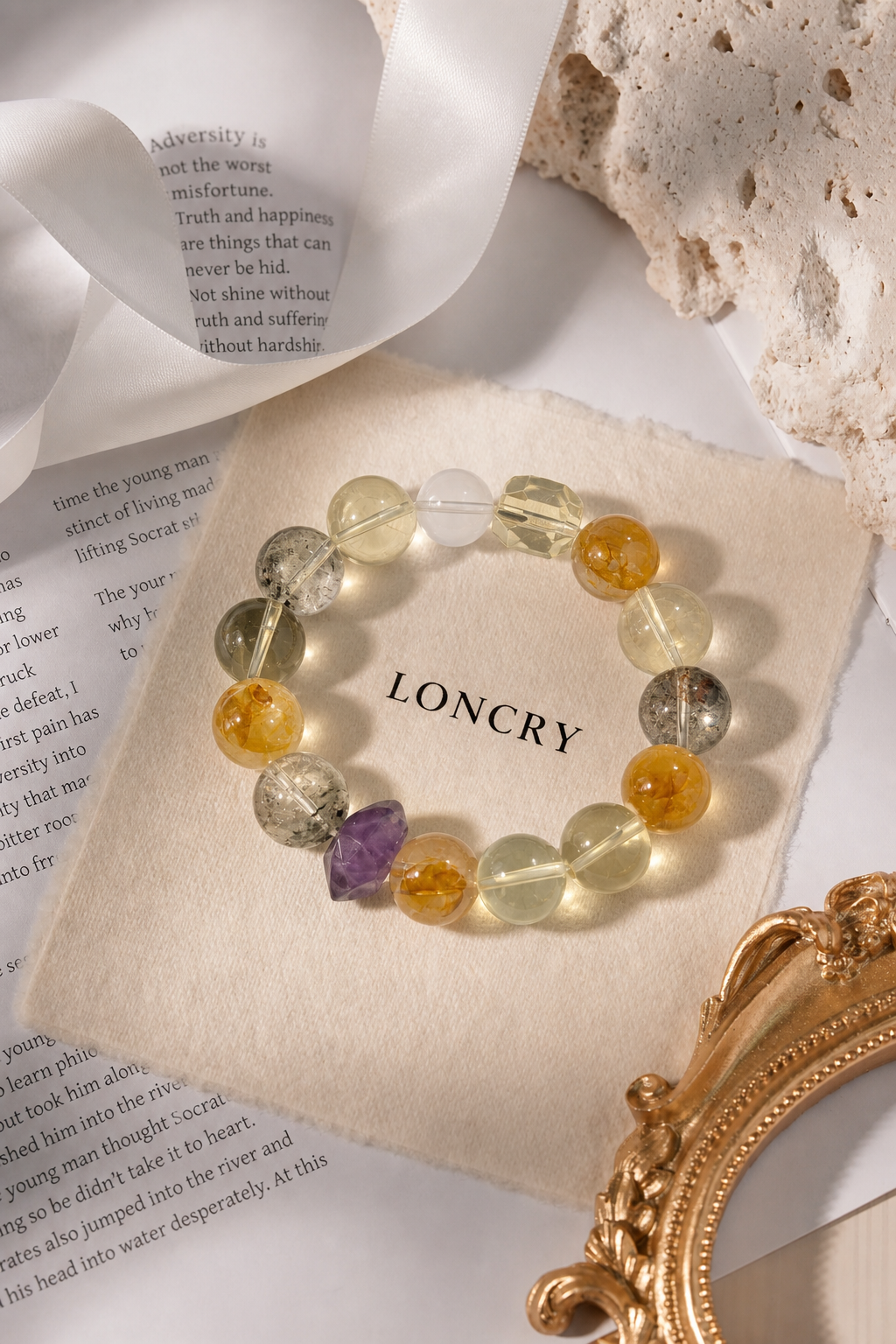 Golden Mist Multi-Gem Bracelet