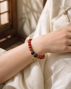 Heart Guardian Cinnabar Bracelet — detail view 5