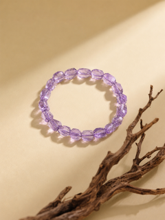 Lavender Amethyst Faceted Bracelet — product view
