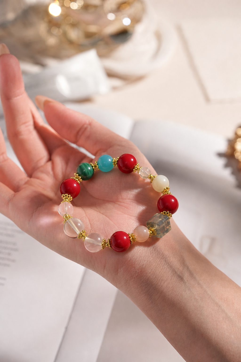 Mixed Gem Bracelet