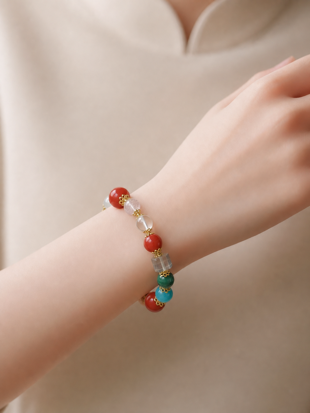 Mixed Gem Bracelet — detail view 8