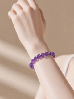 Purple Mist Amethyst Bracelet — detail view 4