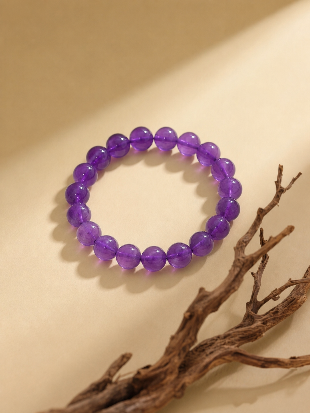 Purple Mist Amethyst Bracelet — detail view 2