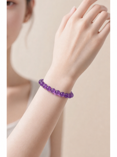 Purple Mist Amethyst Bracelet — detail view 6