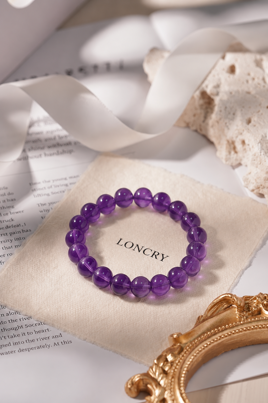 Purple Mist Amethyst Bracelet