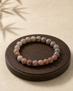 Storm Alxa Agate Crystal Bracelet — detail view 2
